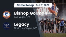 Recap: Bishop Gorman  vs. Legacy  2022