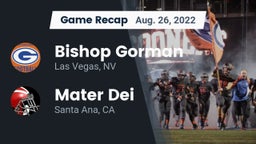 Recap: Bishop Gorman  vs. Mater Dei  2022