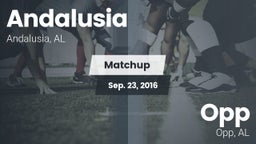 Matchup: Andalusia High vs. Opp  2016