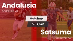 Matchup: Andalusia High vs. Satsuma  2016