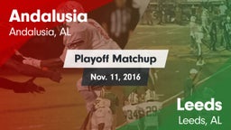 Matchup: Andalusia High vs. Leeds  2016