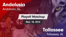 Matchup: Andalusia High vs. Tallassee  2016