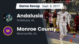 Recap: Andalusia  vs. Monroe County  2017