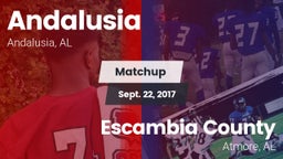 Matchup: Andalusia High vs. Escambia County  2017