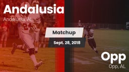 Matchup: Andalusia High vs. Opp  2018
