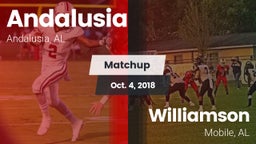 Matchup: Andalusia High vs. Williamson  2018
