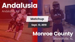 Matchup: Andalusia High vs. Monroe County  2019