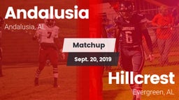 Matchup: Andalusia High vs. Hillcrest  2019
