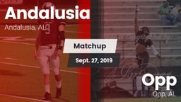 Matchup: Andalusia High vs. Opp  2019