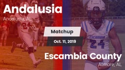Matchup: Andalusia High vs. Escambia County  2019