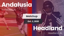 Matchup: Andalusia High vs. Headland  2020