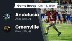 Recap: Andalusia  vs. Greenville  2020