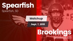 Matchup: Spearfish High vs. Brookings  2018