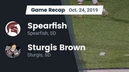 Recap: Spearfish  vs. Sturgis Brown  2019