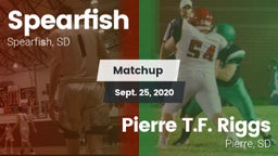 Matchup: Spearfish High vs. Pierre T.F. Riggs  2020