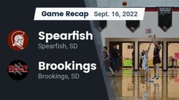 Recap: Spearfish  vs. Brookings  2022