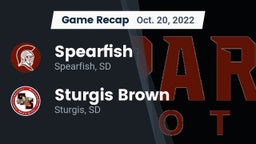 Recap: Spearfish  vs. Sturgis Brown  2022