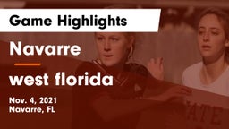 Navarre  vs west florida  Game Highlights - Nov. 4, 2021