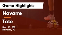Navarre  vs Tate  Game Highlights - Dec. 13, 2021
