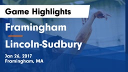Framingham  vs Lincoln-Sudbury  Game Highlights - Jan 26, 2017