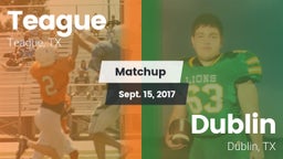 Matchup: Teague  vs. Dublin  2017