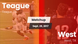 Matchup: Teague  vs. West  2017