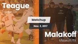 Matchup: Teague  vs. Malakoff  2017