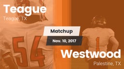 Matchup: Teague  vs. Westwood  2017