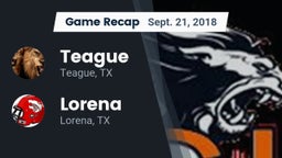 Recap: Teague  vs. Lorena  2018