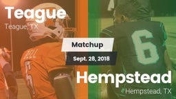 Matchup: Teague  vs. Hempstead  2018