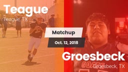 Matchup: Teague  vs. Groesbeck  2018