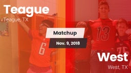 Matchup: Teague  vs. West  2018