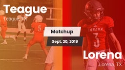 Matchup: Teague  vs. Lorena  2019