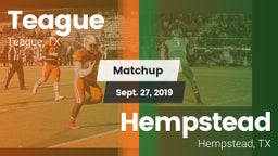 Matchup: Teague  vs. Hempstead  2019