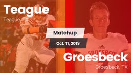 Matchup: Teague  vs. Groesbeck  2019