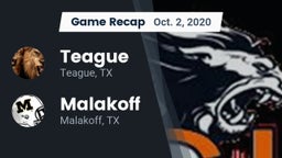 Recap: Teague  vs. Malakoff  2020