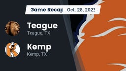 Recap: Teague  vs. Kemp  2022
