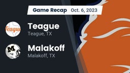 Recap: Teague  vs. Malakoff  2023