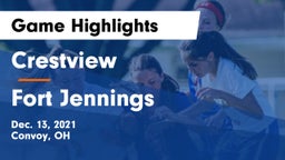 Crestview  vs Fort Jennings  Game Highlights - Dec. 13, 2021