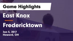 East Knox  vs Fredericktown  Game Highlights - Jan 5, 2017