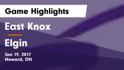 East Knox  vs Elgin  Game Highlights - Jan 19, 2017