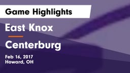 East Knox  vs Centerburg  Game Highlights - Feb 16, 2017