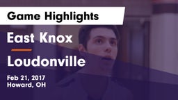 East Knox  vs Loudonville  Game Highlights - Feb 21, 2017