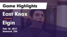 East Knox  vs Elgin  Game Highlights - Feb 18, 2017