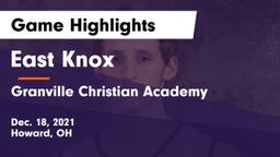 East Knox  vs Granville Christian Academy Game Highlights - Dec. 18, 2021