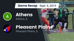 Recap: Athens  vs. Pleasant Plains  2019