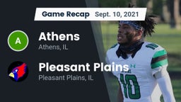 Recap: Athens  vs. Pleasant Plains  2021