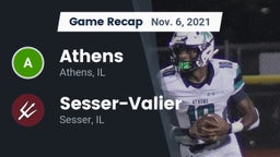 Recap: Athens  vs. Sesser-Valier  2021