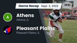 Recap: Athens  vs. Pleasant Plains  2022