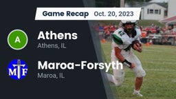 Recap: Athens  vs. Maroa-Forsyth  2023